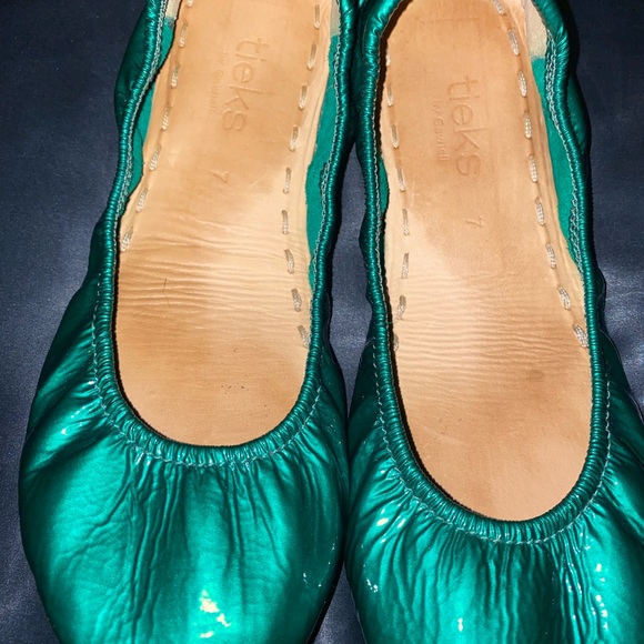 Tieks patent in emerald green size 7 - Picture 5 of 10
